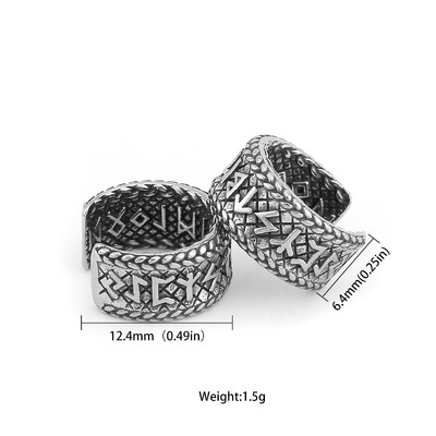 Nordijski Viking Glava vuka Thorov čekić Naušnice Muškarci Žene Nehrđajući čelik Rune Amulet Naušnice Party Club Nakit Poklon