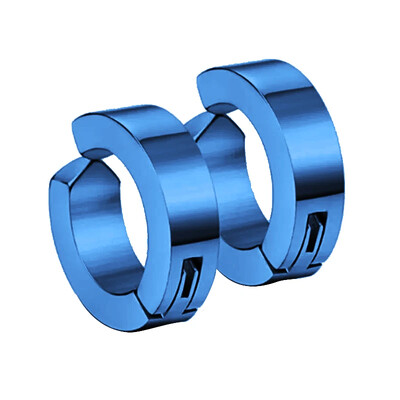 2 db rozsdamentes acél kapocs, nem piercinges női fülbevaló férfiaknak fekete arany színű kereszt gótikus punk rock csepp Pendiente ékszer