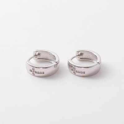 2024. gada jauni rhinestones krusta auskari vīriešiem personības hiphopa pāris nerūsējošā tērauda auskari vīriešu sieviešu ballīšu rotaslietas