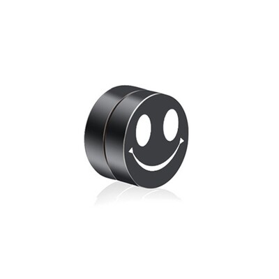 1 vnt. juodas magnetinis netikras ausų segtukas Tragus auskarų rinkinys kištukas be auskarų spaustuko Vyriški nerūdijančio plieno apskritimo magnetai papuošalai Dovanos