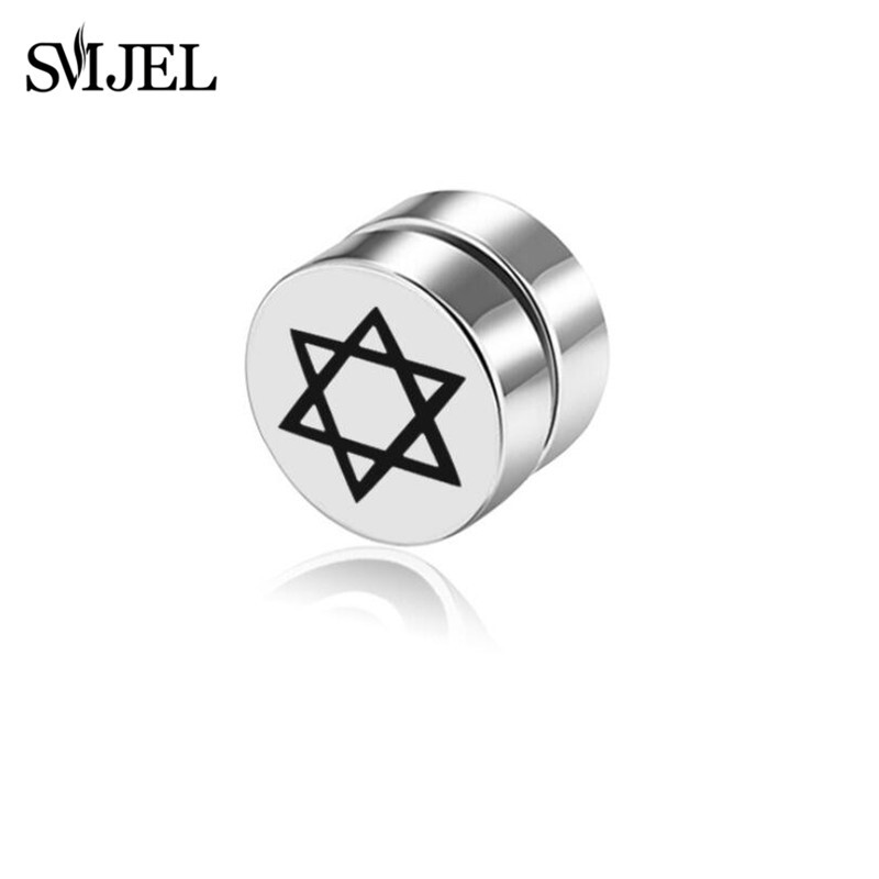 Punk Spēcīgs Magnētisks Magnētisks Auss Stud Bez Caurduršanas Auskari Viltus Auskari Bez Auss Atveres Dāvana Vīriešiem Sievietēm Aksesuāri Rotaslietas