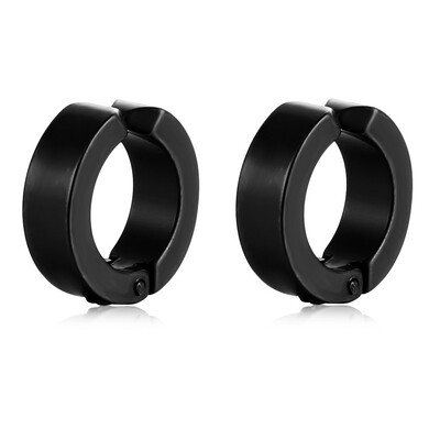1 pár rozsdamentes acél mágneses nem áttörő CZ fülbevaló uniszex punk karika fülbevaló fülkapcsok férfiaknak női