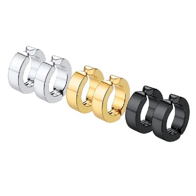 U7 3/4 pāri/komplekts Nerūsējošā tērauda auskaru komplekti vīriešiem Sieviešu smailes apaļas kniedes apaļas lodveida sirds zvaigzne vienkāršas unisex ikdienas rotaslietas