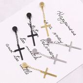 Set de 2 bucăți punk pentru bărbați cu magnet puternic pentru urechi, cercei fără piercing, cercei falși, cadou pentru iubitul iubitului, bijuterii, cadou