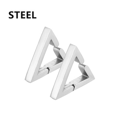 Set de 2 bucăți punk pentru bărbați cu magnet puternic pentru urechi, cercei fără piercing, cercei falși, cadou pentru iubitul iubitului, bijuterii, cadou