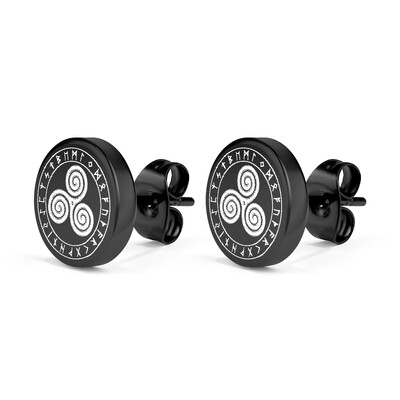 2vnt./Rinkiniai Nerūdijančio plieno magnetiniai auskarai vyrams Moterims madingi juodi auskarai 23 stilių laimės simbolis auskarai papuošalai dovanos