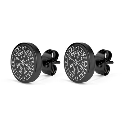 2vnt./Rinkiniai Nerūdijančio plieno magnetiniai auskarai vyrams Moterims madingi juodi auskarai 23 stilių laimės simbolis auskarai papuošalai dovanos