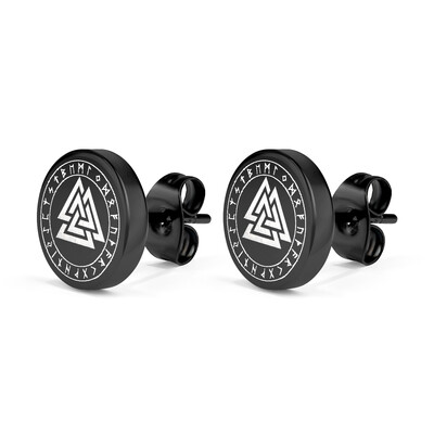 2vnt./Rinkiniai Nerūdijančio plieno magnetiniai auskarai vyrams Moterims madingi juodi auskarai 23 stilių laimės simbolis auskarai papuošalai dovanos