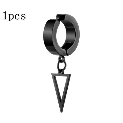 1kom Punk Non Piercing kopča za muškarce Žene Titanium Steel Magnetic Type Naušnice Tinejdžeri Hip Hop Style Naušnice Nakit Dodaci