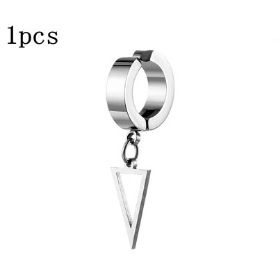 1kom Punk Non Piercing kopča za muškarce Žene Titanium Steel Magnetic Type Naušnice Tinejdžeri Hip Hop Style Naušnice Nakit Dodaci