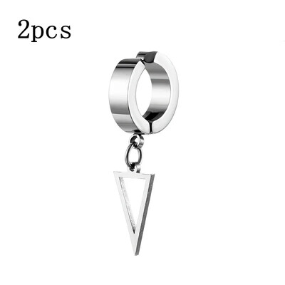 1kom Punk Non Piercing kopča za muškarce Žene Titanium Steel Magnetic Type Naušnice Tinejdžeri Hip Hop Style Naušnice Nakit Dodaci