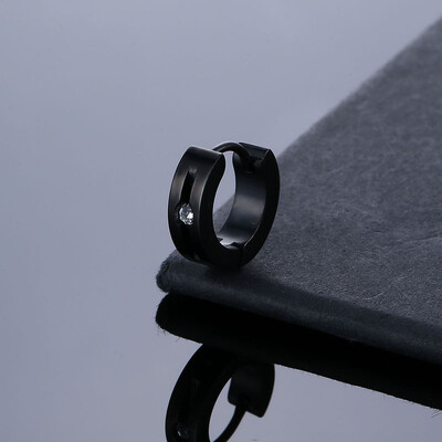 Karštas išpardavimas Madingi nerūdijančio plieno auskarai korėjietiški paprasti geometriniai auskarai, skirti tendencijoms moterims, vyriški papuošalai