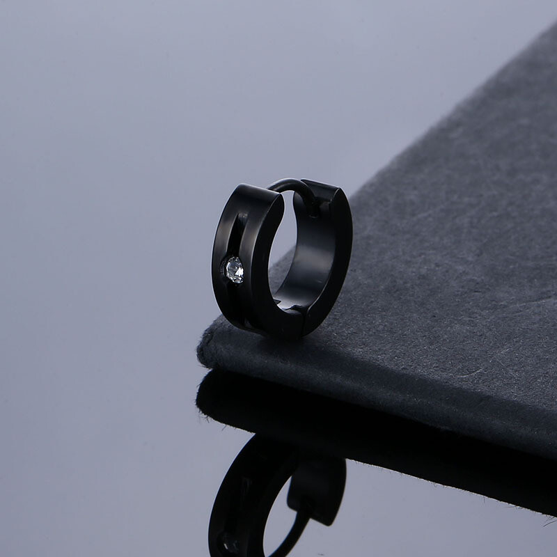 Karštas išpardavimas Madingi nerūdijančio plieno auskarai korėjietiški paprasti geometriniai auskarai, skirti tendencijoms moterims, vyriški papuošalai