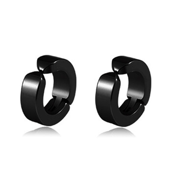 1 pereche de cercei cu pandantiv cu cruce din oțel inoxidabil pentru femei, hip hop, punk, bărbați, cercei cu piercing fals magnetici, bijuterii