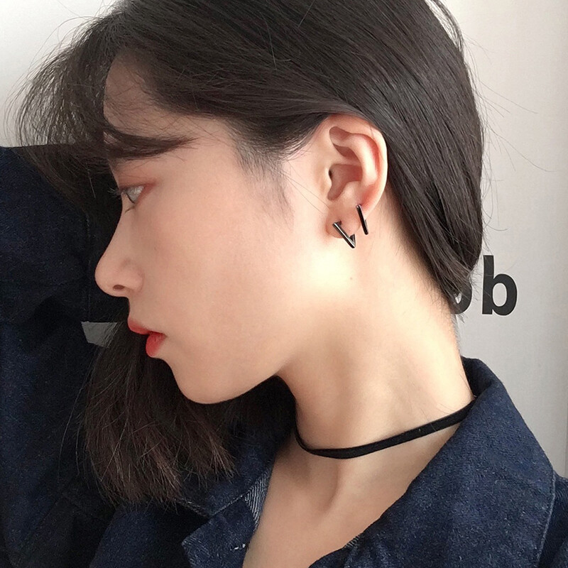 1/6 pāri nerūsējošā tērauda magnētiski auskari vīriešiem sievietēm unisex melns CZ magnēts, necaurdurošs auskaru komplekts, rotaslietas dāvana