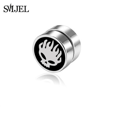 Punk Strong Magnet Magnetic Ear Stud Non Piercing Σκουλαρίκια Fake Earrings No Ear Hole Δώρο Ανδρικά Γυναικεία Αξεσουάρ Κοσμήματα