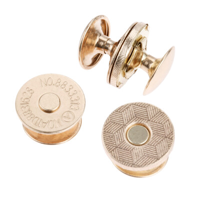 DRELD 10PC Κουμπιά ραψίματος με μαγνήτη διπλά πριτσίνια Stud Magnetic Snaps Κούμπωμα Τσάντα Πορτοφόλι μεταλλικό κούμπωμα για τσάντες πορτοφολιού 14/18mm