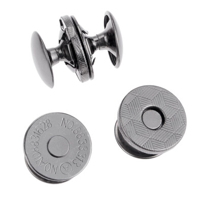 DRELD 10PC Κουμπιά ραψίματος με μαγνήτη διπλά πριτσίνια Stud Magnetic Snaps Κούμπωμα Τσάντα Πορτοφόλι μεταλλικό κούμπωμα για τσάντες πορτοφολιού 14/18mm