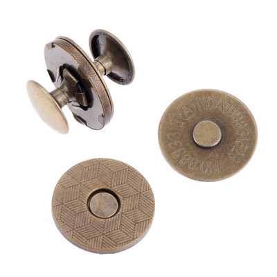 DRELD 10PC Κουμπιά ραψίματος με μαγνήτη διπλά πριτσίνια Stud Magnetic Snaps Κούμπωμα Τσάντα Πορτοφόλι μεταλλικό κούμπωμα για τσάντες πορτοφολιού 14/18mm