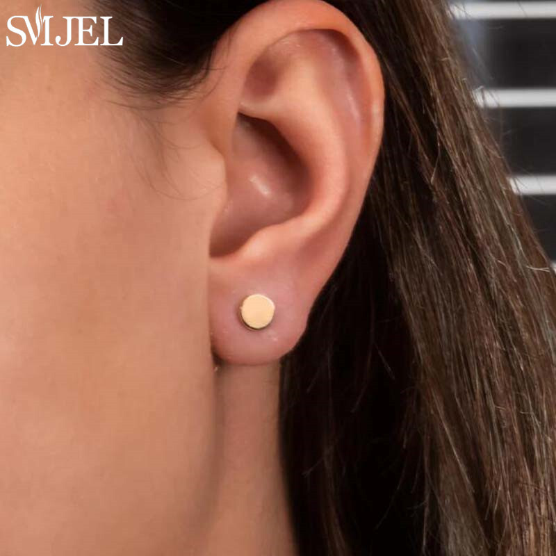 Sieviešu luksusa kristāla apaļie auskari, vienkārši apaļi punk auskari vīriešiem sievietēm, 3 gab./komplektā Boucle d`oreille Femme 2025