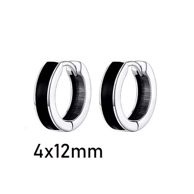 1pora gotikinių vikingų runų auskarų, skirtų moterims, vyrams, nerūdijančio plieno kubinio cirkonio akmens pankroko auskarų vėrimo papuošalai