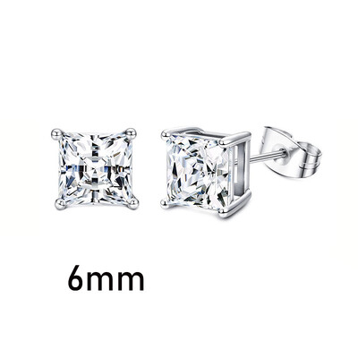 1pora gotikinių vikingų runų auskarų, skirtų moterims, vyrams, nerūdijančio plieno kubinio cirkonio akmens pankroko auskarų vėrimo papuošalai