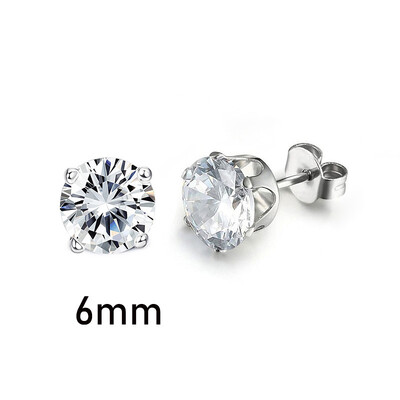 1pora gotikinių vikingų runų auskarų, skirtų moterims, vyrams, nerūdijančio plieno kubinio cirkonio akmens pankroko auskarų vėrimo papuošalai