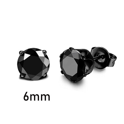 1pora gotikinių vikingų runų auskarų, skirtų moterims, vyrams, nerūdijančio plieno kubinio cirkonio akmens pankroko auskarų vėrimo papuošalai