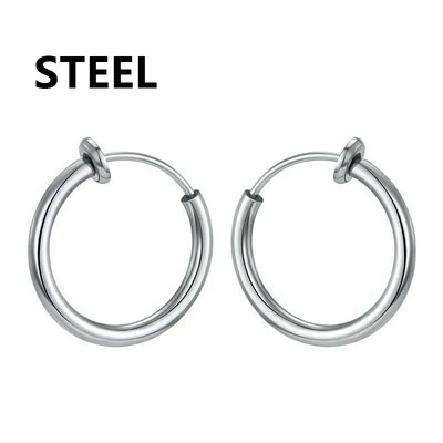 Naušnice bez pirsinga Klasične lažne naušnice bez rupica Punk bez pirsinga Hip-hop crna ušna kost kopča štipaljke za uho Nakit