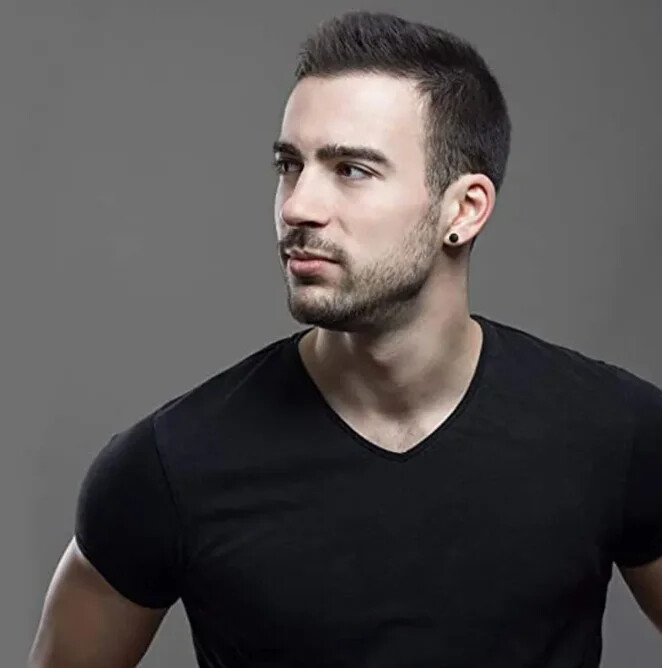 Naušnice bez pirsinga Klasične lažne naušnice bez rupica Punk bez pirsinga Hip-hop crna ušna kost kopča štipaljke za uho Nakit