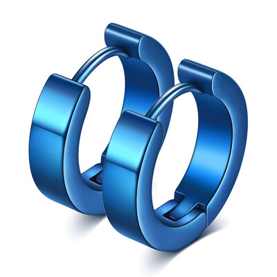 VQYSKO nerūsējošā tērauda īpašas formas apaļie auskari persiku sirds piecu stūru ovāls kvadrātveida franču vienkārši auskari vīriešiem un sievietēm