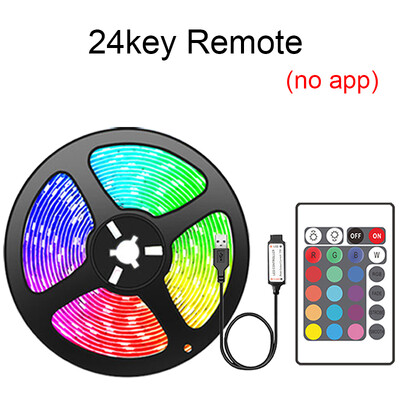 RGB LED televizoriaus lemputės LED televizoriui RGB LED juostiniai šviestuvai Lanksti juostelė televizoriaus foninio apšvietimo kambario žaidimų vakarėliui dekoravimui