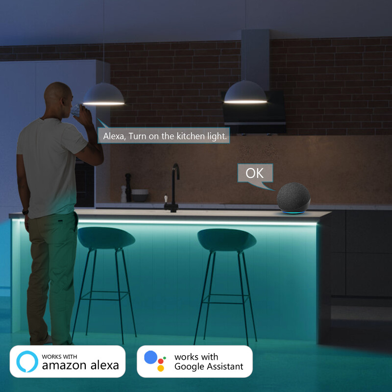 5 V USB RGB Neon LED szalag 1/2/3/4/5 M Tuya WiFi Neon RGB szalag Működés a Smart Life APP/Alexa/Google Home a neon dekor világításhoz