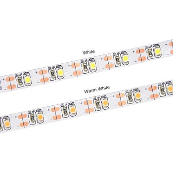 5V USB Led лента SMD 2835 1M 2M 3M 4M 5M Бяло/топло бяло Гъвкава осветителна лента ТВ фонова лента Лампа за домашен декор