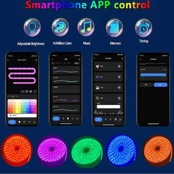 DC5V USB Neon RGB Λωρίδα LED Φωτισμός Tuya WiFi Smart Strip Light IP67 Αδιάβροχο RGB DIY Flexible Tape Dream 16 Color For Alexa