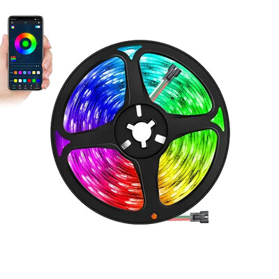 Keepsmile 15M LED juostelė lemputė 5050 RGB APP valdiklis Muzikos sinchronizavimo spalvos keitimas Luces Led DIY lanksti lempos juosta US Plug