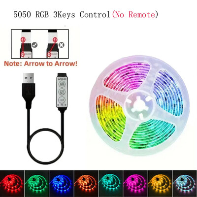 Φώτα LED Bluetooth 5050 SMD USB Λωρίδα LED Alexa APP Control WIFI RGB Αυτοκόλλητες Λυχνίες Led TV οπίσθιου φωτισμού Λαμπτήρες για διακόσμηση δωματίου
