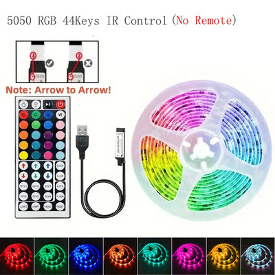Φώτα LED Bluetooth 5050 SMD USB Λωρίδα LED Alexa APP Control WIFI RGB Αυτοκόλλητες Λυχνίες Led TV οπίσθιου φωτισμού Λαμπτήρες για διακόσμηση δωματίου
