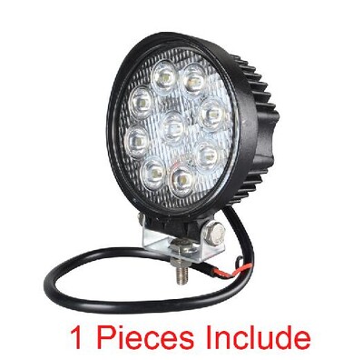 Led Work Light 12v auto aksesuāri 27W Square LED Work Light Bar Offroad Barra Led Lamp 4x4 miglas lukturi auto priekšējiem lukturiem