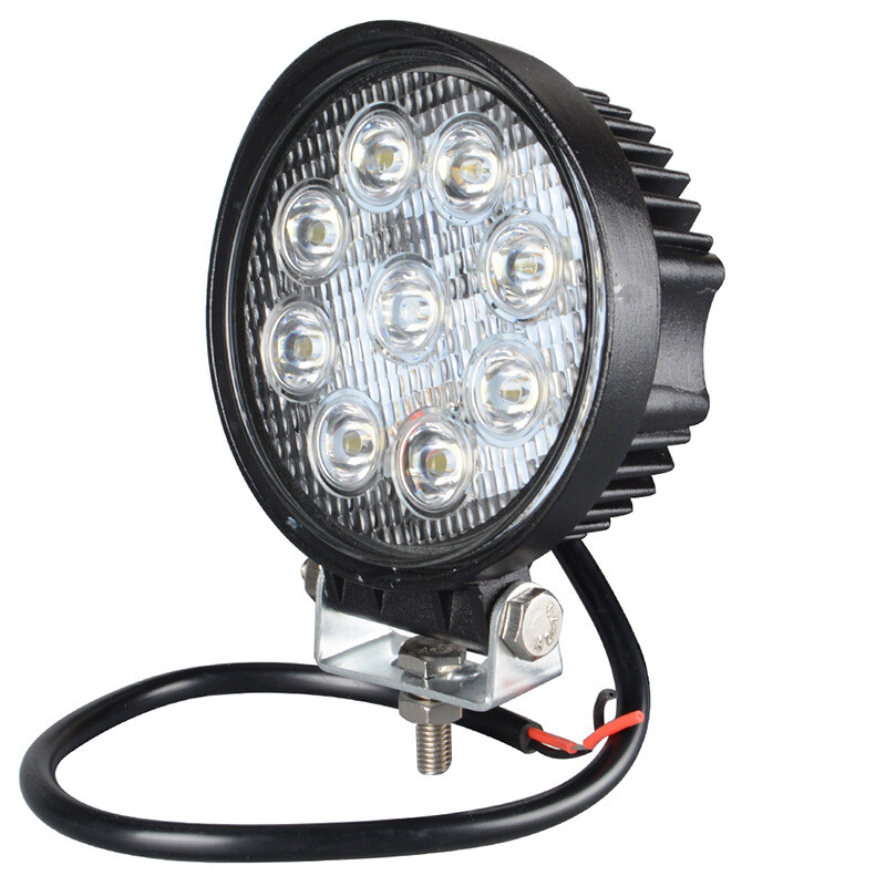 Led darbinis žibintas 12v automobilių priedai 27W kvadratiniai LED darbiniai žibintai Offroad Barra led lempa 4x4 rūko žibintai auto priekiniams žibintams