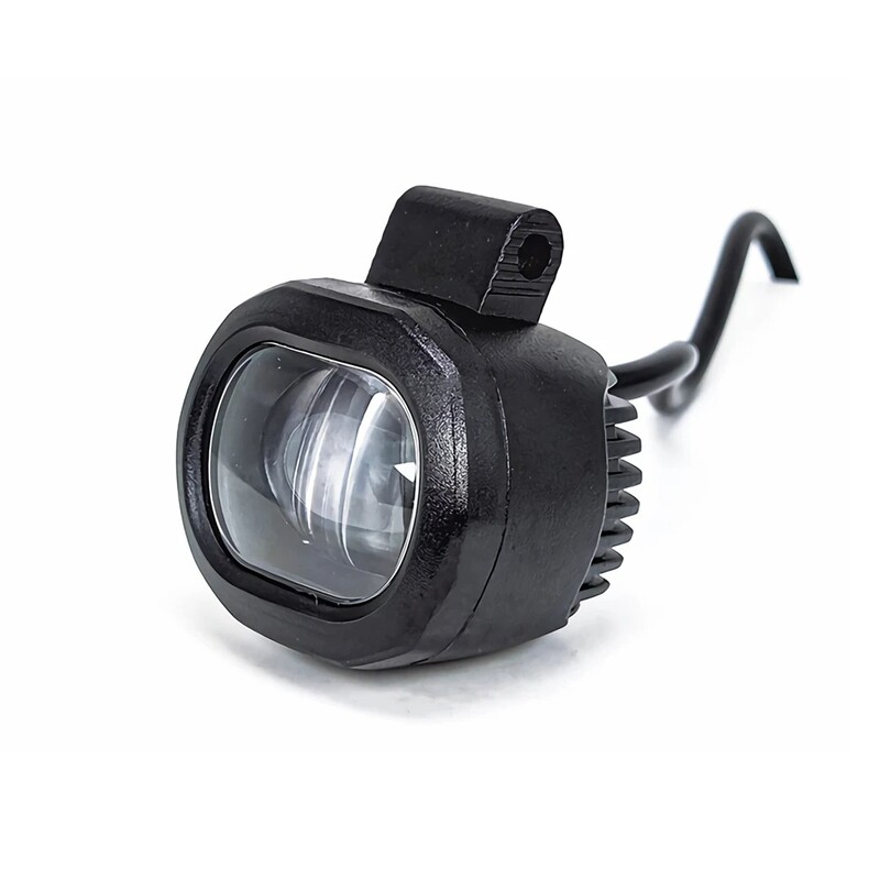 Automobilių priedai Aliuminio darbinė lemputė 10W 12-80V saugi šviesa vandeniui atspari raudona mėlyna spalva įspėjamoji lemputė šakiniam krautuvui