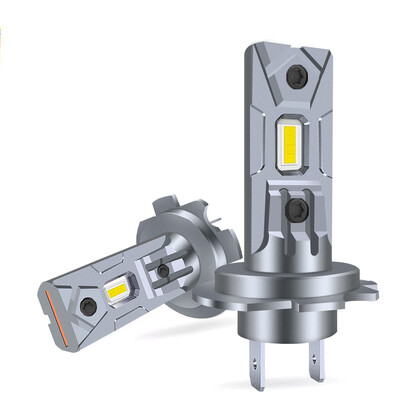 2Pcs Mini H7 LED крушка за автомобилни фарове CSP 3570 Автомобилен фар Auto Diode Lamp Canbus H7 Turbo Led Light 6500K 12V 24V 30000LM
