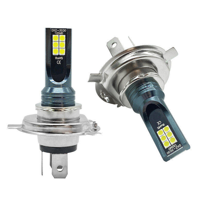 2Gb Super Bright H4 H7 LED automašīnas priekšējais lukturis H11 H8 H9 H16JP H1 H3 9005 Hb3 9006 Hb4 automašīnas miglas lukturis braukšanas gaitas lukturis 6500K 12V