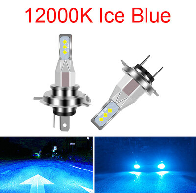 2Gb H4 H7 H11 H8 H1 H3 H6 LED automašīnas priekšējo lukturu spuldzes 24V 12V 80W lieljaudas auto miglas lukturu lampas 6000K 8000K priekšējais lukturis 20000LM