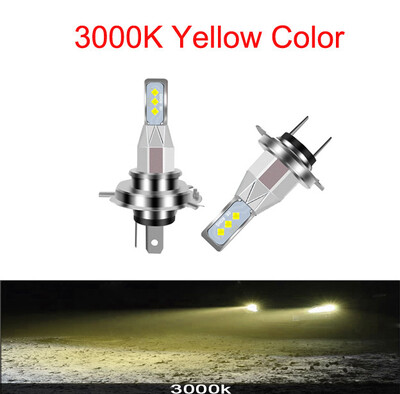 2Gb H4 H7 H11 H8 H1 H3 H6 LED automašīnas priekšējo lukturu spuldzes 24V 12V 80W lieljaudas auto miglas lukturu lampas 6000K 8000K priekšējais lukturis 20000LM