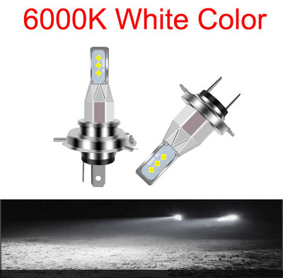 2Gb H4 H7 H11 H8 H1 H3 H6 LED automašīnas priekšējo lukturu spuldzes 24V 12V 80W lieljaudas auto miglas lukturu lampas 6000K 8000K priekšējais lukturis 20000LM