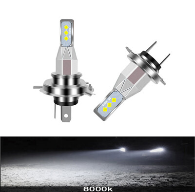 2Gb H4 H7 H11 H8 H1 H3 H6 LED automašīnas priekšējo lukturu spuldzes 24V 12V 80W lieljaudas auto miglas lukturu lampas 6000K 8000K priekšējais lukturis 20000LM