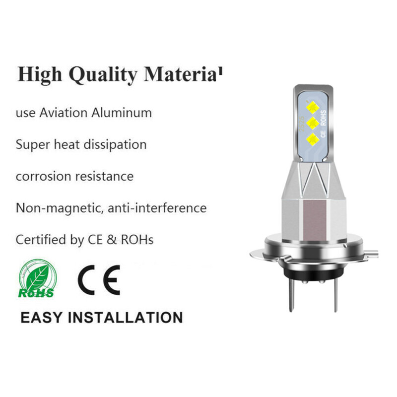 2Gb H4 H7 H11 H8 H1 H3 H6 LED automašīnas priekšējo lukturu spuldzes 24V 12V 80W lieljaudas auto miglas lukturu lampas 6000K 8000K priekšējais lukturis 20000LM