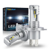 1/2X 16000LM LED H4 9003 LED Canbus priekšējo lukturu spuldze CSP bez ventilatora ar tālajām un tuvajām gaismām automašīnu motociklam Auto Lupuauto