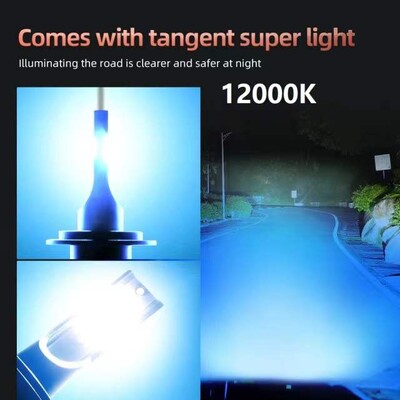 2Gb H1 H3 H7 LED automašīnas priekšējo lukturu spuldze Mini 80W 20000LM CSP Automašīnas priekšējo lukturu gaismai Auto Diode miglas lukturi 12V 6000K Automobile